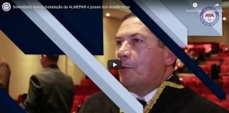 Solenidade marca instalação da ALMEPAR e posse dos acadêmicos